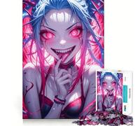 Sweet But Psycho 1000 Piece Jigsaw Puzzles for Adults Jigsaw Thought Toy Indoor Fun Accurate Edge Art Collectible (50x75cm)