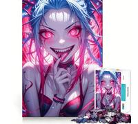 Sweet But Psycho Jigsaw Puzzles for Teenagers 1000 Piece Raise Memory Leisure Time Clean Edge Lovely Present (38x52cm)
