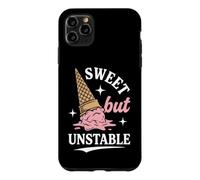 Sweet But Unstable -Funny Saying Novelty Food Cute Ice Cream Case for iPhone 11 Pro Max
