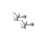 Sweet Butterfly Screw Stud Earrings For Women Wedding Valentine's Day Jewelry