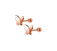 Sweet Butterfly Screw Stud Earrings For Women Wedding Valentine's Day Jewelry
