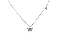 Sweet Butterfly Zircon Necklace - High-end Collar Chain - Versatile and Unconventional Neck Chain