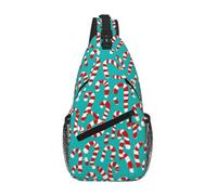 Sweet Candy Backdrop Crossbody Sling Bag Crossbody Shoulder Chest Bag Shoulder Strap Waist Fanny Pack Men Women
