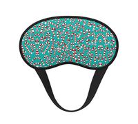 Sweet Candy Backdrop Elastic Band Eye Mask for Sleeping, Blackout Sleep Mask Block Light, Comfortable Travel Nap