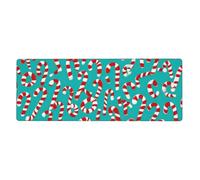 Sweet Candy Backdrop Washable Keyboard Mat Oversized Desk Pad for Easy Cleaning and Enhanced Workspace