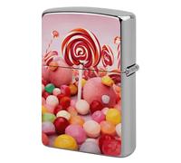 Sweet Candy Metal Case, Durable Protective Cover with Personalized Graffiti Design Easy to Install, Universal Fit