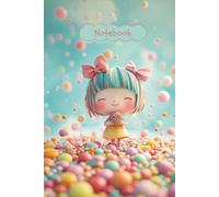Sweet Candy Notebook: Cute Candy-Themed Composition Notebook with Sugary Pastel Aesthetic and Lined Pages Paperback - May 04, 2025