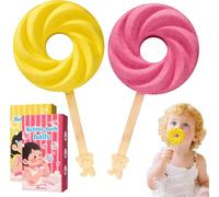 Sweet Candy Shaped Bath Bomb,Fragrant Foam Balls,Bubble Blowing Fizzy Bath Balls with Wand,Relaxing Spa Experience Relaxation Treat