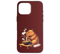 Sweet Capybara Eats Ramen Noodles Capybaras Ramen Case for iPhone 16 Pro Max