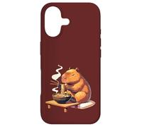 Sweet Capybara Eats Ramen Noodles Capybaras Ramen Case for iPhone 17