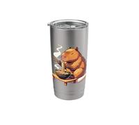 Sweet Capybara Eats Ramen Noodles Capybaras Ramen Stainless Steel Insulated Tumbler