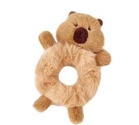 Sweet Capybaras Ponytail Holder for Photo Studio Halloween Eye-catching Props for Halloween Party Daily Wear Headpiece Soft Plush Hair Band