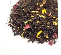 Sweet Cherry & Almond Flavoured Black Tea - Loose Leaf Tea - Black Tea - 100G Pack - Cherry Flavour Tea - Contains Real fruits