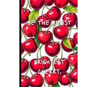 Sweet Cherry Harvest - Nostalgic Watercolor Art 120 Lined Page 6x9 Notebook