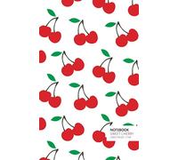 Sweet Cherry Notebook: (White Edition) Fun notebook 96 ruled/lined pages (5x8 inches / 12.7x20.3cm / Junior Legal Pad / Nearly A5)