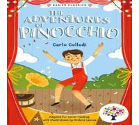 Sweet Cherry Publishing The Adventures of Pinocchio: Accessible Easier Edition Paperback Book Sweet Cherry Publishing Multicolor