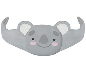 Sweet Cherry Stone Animal Cushion for the Baby's Tummy Organic Cherry Stone Heatable Pillow "Heat and Cold Therapy" Grey Koala [088]