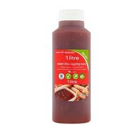 Sweet Chilli Dipping Sauce 1 Litre | Thai-Style Sweet Chilli Sauce | Ideal for Dipping, Cooking & Marinades | Vegan & Vegetarian Friendly - cfs