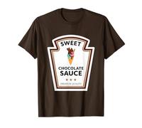 Sweet Chocolate Sauce Condiment Group Costume T-Shirt