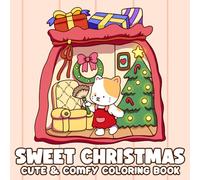 Sweet Christmas: Holiday Coloring Book for Adults & Teens featuring Cozy Moments, Cute Pocket Scenes, and Easy Designs for Stress Relief