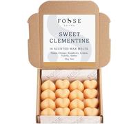 Sweet Clementine Soy Wax Melts 16 Pack | Zingy Orange, Raspberry & Vanilla | Natural, Vegan & Plastic Free | Up to 96 Hrs Scent | Pet Safe | Handmade in UK - Fosse Living