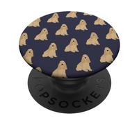 Sweet Cocker Spaniel in Forest Navy IV-Gifts for Dog Lovers PopSockets Adhesive PopGrip
