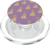 Sweet Cocker Spaniels On Lavender-Gifts for Dog Lovers PopSockets PopGrip for MagSafe