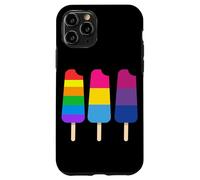 Sweet Colorful Rainbow Popsicles LGBTQI Pride Month Case for iPhone 11 Pro