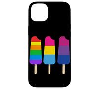 Sweet Colorful Rainbow Popsicles LGBTQI Pride Month Case for iPhone 14 Plus