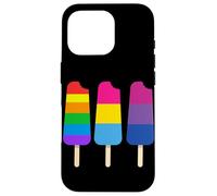 Sweet Colorful Rainbow Popsicles LGBTQI Pride Month Case for iPhone 16 Pro