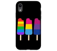 Sweet Colorful Rainbow Popsicles LGBTQI Pride Month Case for iPhone XR