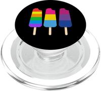 Sweet Colorful Rainbow Popsicles LGBTQI Pride Month PopSockets PopGrip for MagSafe