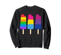 Sweet Colorful Rainbow Popsicles LGBTQI Pride Month Sweatshirt