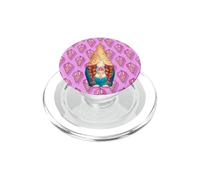 Sweet Cone Gnome Pattern Whimsical Dessert Design PopSockets PopGrip for MagSafe