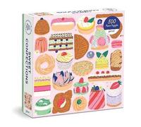 Galison Sweet Confections - 500 Piece Puzzle Fun and Challenging Activity with Bright and Bold Artwork of Sweet Patisserie Treats for Adults and Families