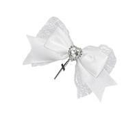 Sweet Cool Hair Clip Decor Bowknot Soft Fabric Cap Barrette Sport Outdoor Activity Mother Daughter Matching Hair Accessories