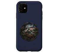 Sweet Crane Bird Watcher Bird of Happiness and Wisdom Case for iPhone 11