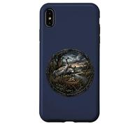 Sweet Crane Bird Watcher Bird of Happiness and Wisdom Case for iPhone XS Max