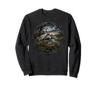 Sweet Crane Bird Watcher Bird of Happiness and Wisdom Sweatshirt