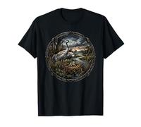Sweet Crane Bird Watcher Bird of Happiness and Wisdom T-Shirt
