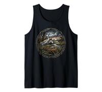 Sweet Crane Bird Watcher Bird of Happiness and Wisdom Tank Top