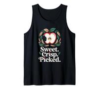 Sweet Crisp Picked Apples Orchard Apple Picking Tank Top