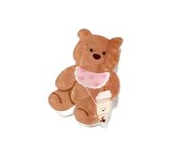 Sweet Cute Cartoon Bear Dog Rabbit Penguin Acrylic Hair Claw Clip For Women Geometric Animal Shark Clip Hair Accessories(Brown)