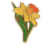 Sweet Cute Plants Flowers Enamel Pins Daffodils Alloy Brooches Badges Flowers Bloom Enamel Pin Flore Brooch Badge Pins for Jackets Backpacks