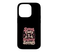 Sweet Cute Slightly Savage Cat Design Case for iPhone 14 Pro