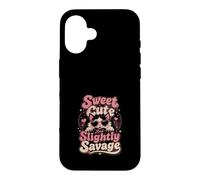 Sweet Cute Slightly Savage Cat Design Case for iPhone 16