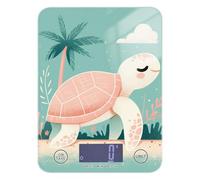 Sweet Cute Turtle Peach Waterproof Food Scale for Home use 11lb/0.18oz, 5kg/5g Digital Scale for Kitchen with 4 Unit for Baking Spices Weight Loss (Batteries not Included)