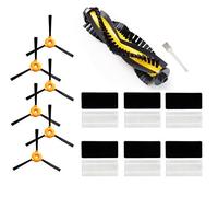 Sweet D Replacement Parts for RoboVac 11 Ecovacs Deebot N79s Conga Excellence 990, Accessories, 1 Main Brush + 6 Side Brushes + 6 Hepa Filters, 13 Pcs