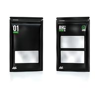 Sweet Decades 1 Ounce Bags - 50 Pack Lock & Seal Storage & Curing Bags Heat Sealable 6" x 9.8" x 3.15" Inch (1oz, 28g)