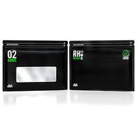 Sweet Decades 25 Pack - 2 Ounce Terpene Curing Bags 58%-62% Humidity Control - Lock & Seal Storage Heat Sealable 12x9x5 Inch (2oz, 56g)